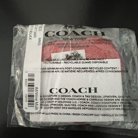 COACH RED HEART NWT MIRROR - Picture 3 of 13